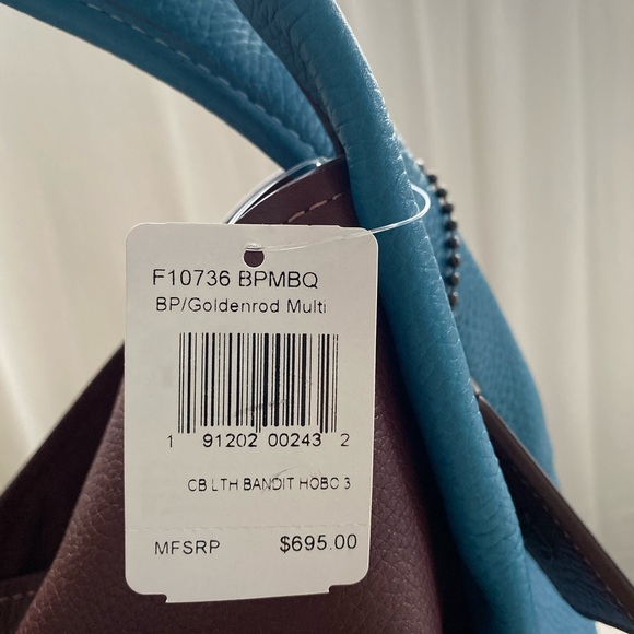 Coach Women's Goldenrod Bandit Hobo 39 - Picture 3 of 11